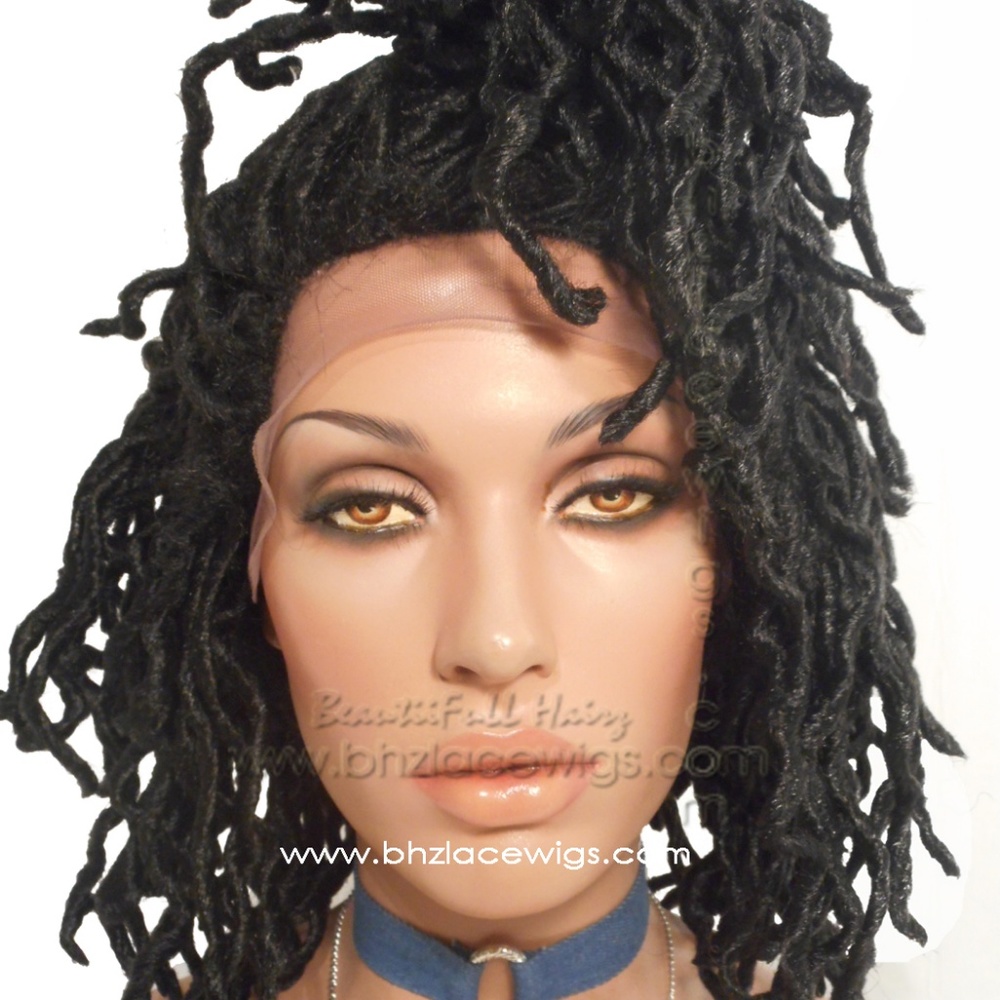 EXCLUSIVE! Sister loc faux locs dredlock wavy locs - Picture 3 of 8